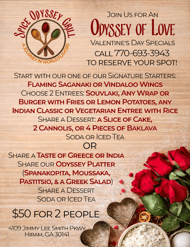 Spice Odyssey Grill Promo